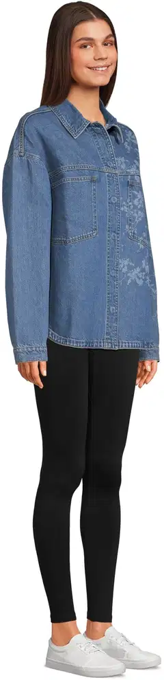 WKLY. naisten farkkupaitajakku 228W282681 - Denim blue - 4