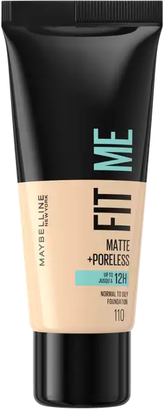 Maybelline New York  Fit Me Matte & Poreless 110 Porcelain -meikkivoide 30ml - 1