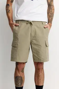 Finlayson miesten cargoshortsit ripstop - Green - 1