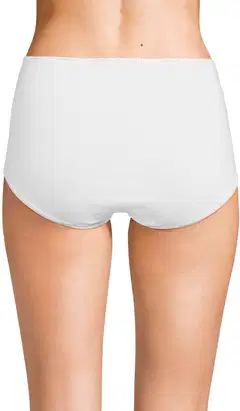 Actuelle naisten alushousut Maxi Basic 2-pack - Valkoinen - 3
