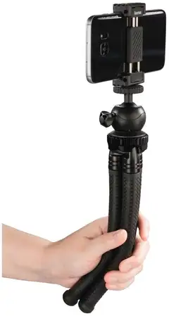 Hama FlexPro jalusta älypuhelimille, GoPro- ja digikameroille, 27cm musta - 5