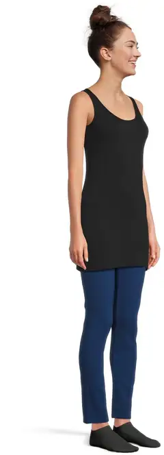 House naisten pitkä toppi Nina - Jet Black - 4