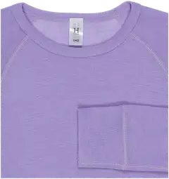 House lasten pitkähihainen aluspaita merinovillasekoitetta 230H332530 - 15-3817tcx lavender - 3