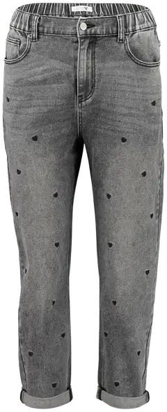 Hailys naisten farkut Mi44rell Heart - grey/black heart - 1