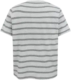 House miesten raidallinen t-paita 195H032607 - Grey melange w/black - 2