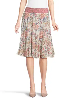 Margaux Riviera naisten hame SDSLSK013 - Pink AOP - 1