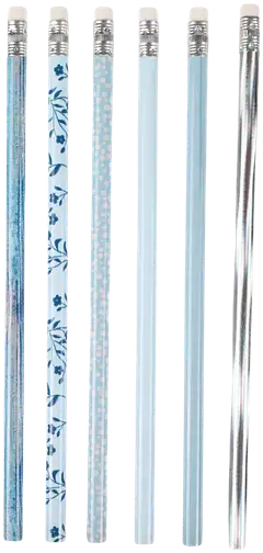 Lyijykynät 6 kpl sininen - 2