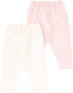 TEX BABY vauvojen leggingsit I274063 2-pack - Off white - 1