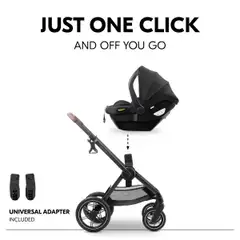 Hauck yhdistelmävaunut Comfort N Care Set 0-25 kg musta - 33