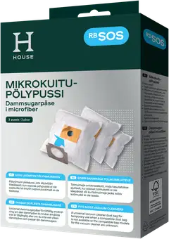 House RBsos pölypussi 3 kpl - 1