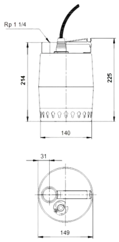 Grundfos KP 150-M uppopumppu RST - 2