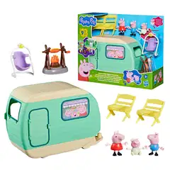 Peppa Pig leikkisetti Kolme pientä possua ja matkailuvaunu - 4