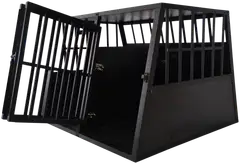 Trekker koiran kuljetushäkki XXL 104x90,5x69,5 cm musta - 4