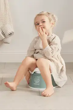 BabyBjörn smart potta - syvä vihreä/valkoinen - 2