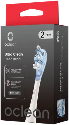 Oclean Ultra Clean harjaspää valkoinen 2 kpl C04000378 - 1