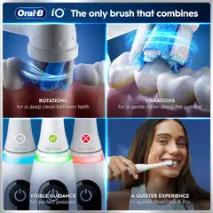 Oral-B iO6 White sähköhammasharja + matkakotelo + hammasharjateline + lisävaihtoharja - 7