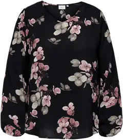 ONLY CARMAKOMA naisten kukkapaita Carvica - BLACK - 1