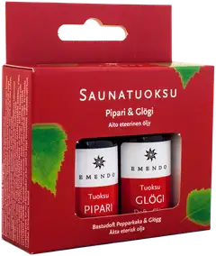 Emendo 2 x 10 ml Saunasarja joulu Pipari & Glögi - 1