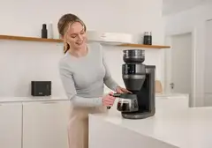 Severin kahvinkeitin lasikannulla KA4854 Filk Dark Inox - 8