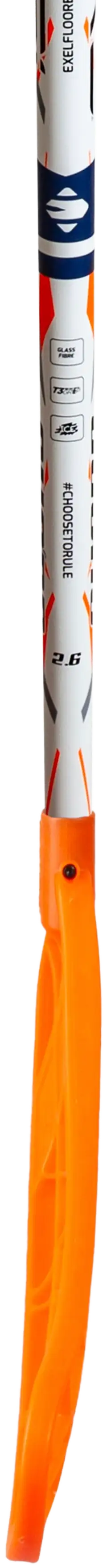 Exel salibandymaila Sharp White-Orange 3.4 87 Round Sb L - 3