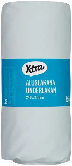Xtra aluslakana Uni 240x270 cm, vaaleanharmaa - 1