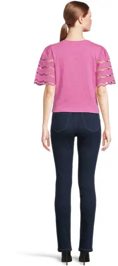 WKLY. naisten pitsihihallinen trikoopusero 213W090136 - 17-2625TCX - 3