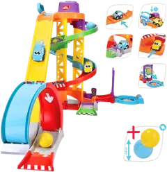 Dickie Toys - ABC Race N Loop rata, 2 autoa ja 2 kuulaa - 4