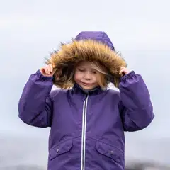 HC Outwear lasten vedenpitävä toppatakki Gast - Dark Lilac - 3