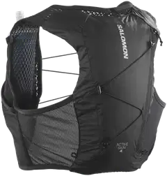 Salomon Active skin 4 set juoksuliivi - BLACK/METAL/ - 1