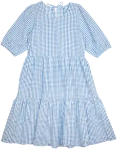 Maia Family naisten mekko Leona Ruutu 205635 - Vaaleansininen - 1