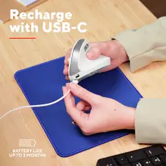 Trust Bayo II ergonominen langaton hiiri valkoinen - 9