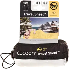 Cocoon matkalakana TravelSheet Silk, muddyelephant ST40 - 2