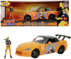Jada Naruto Shippuden: Naruto ja 2001 Honda S2000, 20 cm, 1:24, die-cast - 1