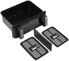 Sencor dual air fryer kiertoilmakypsennin SFR 9650BK musta - 6