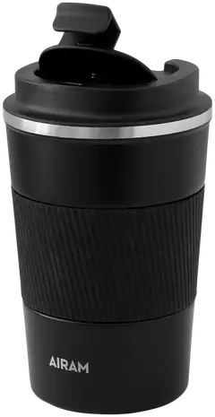 Airam POWDER TERÄSMUKI 0.35 L MUSTA - 1