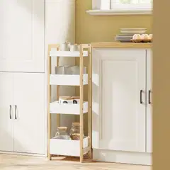 SoBuy säilytyshylly valkoinen FRG226-H-WN - 6