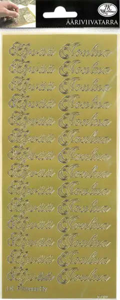 J.K. Primeco Ääriviivatarra Joulu - 5