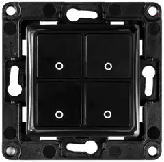 Shelly Seinäkytkin 4 - musta - 1