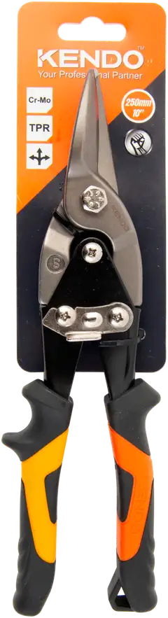 Kendo peltisakset  suora 250mm - 1