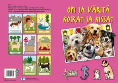 Opi ja väritä kirjat A4 - 5