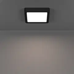 EGLO kattovalaisin Fueva 6 LED 7W CCT 15x15 cm musta - 5
