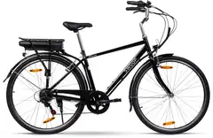 Swoop sähköpyörä Classic 28" 7-vaihdetta 36V/250W musta - 1