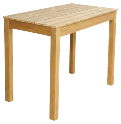 Birgitta baaripöytä 60x120cm, kestopuu vihreä - 1