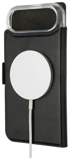 Wave MagSafe -yhteensopiva Book Case, Apple iPhone Air, Musta - 2