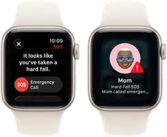 Apple Watch SE 3 GPS 40mm valkoinen alumiinikotelo, valkoinen sport ranneke - S/M - MEH34QN/A - 4