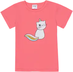 Ciraf lasten t-paita catnicorn 25TC260241 - 16-1735tcx pimk lemonade - 1