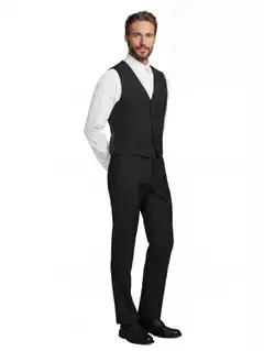 London Fog miesten pukuliivi, regular 2010LF091 - Black - 4
