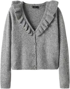 LMTD lasten neule - Light Grey melange - 1