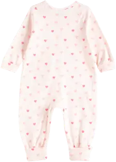 TEX BABY vauvojen pyjama Sydän I274051 - pink light - 2