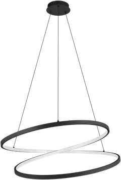 EGLO riippuvalaisin Ruotale LED 42W 70 cm musta - 1